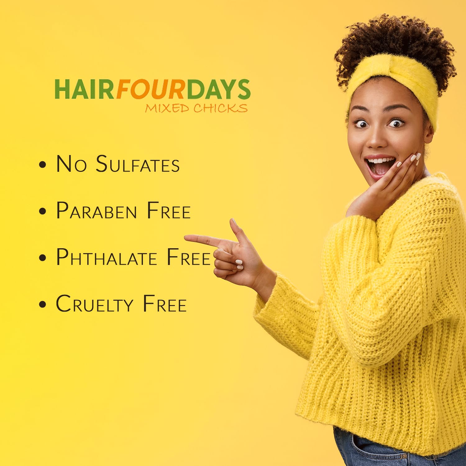 Light Goldenrod Mixed Chicks Hair Four Days Calming Cream, 4 fl.oz.