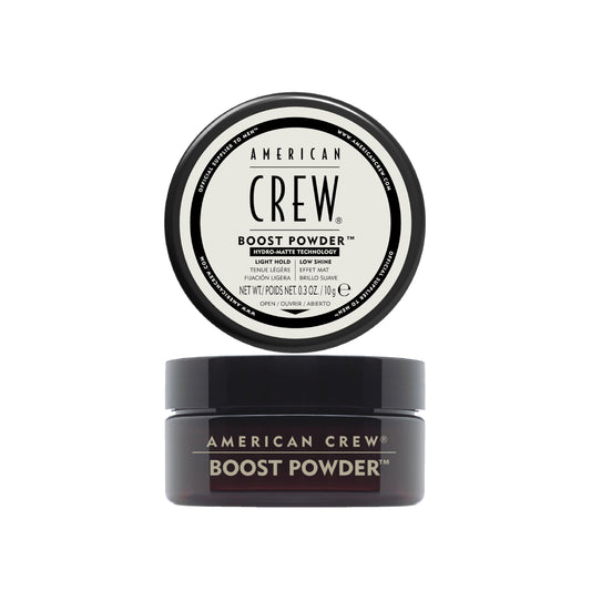 White Smoke American Crew Men's Hair Boost Powder, Provides Lift & Volume, 0.3 Oz (Pack of 1)