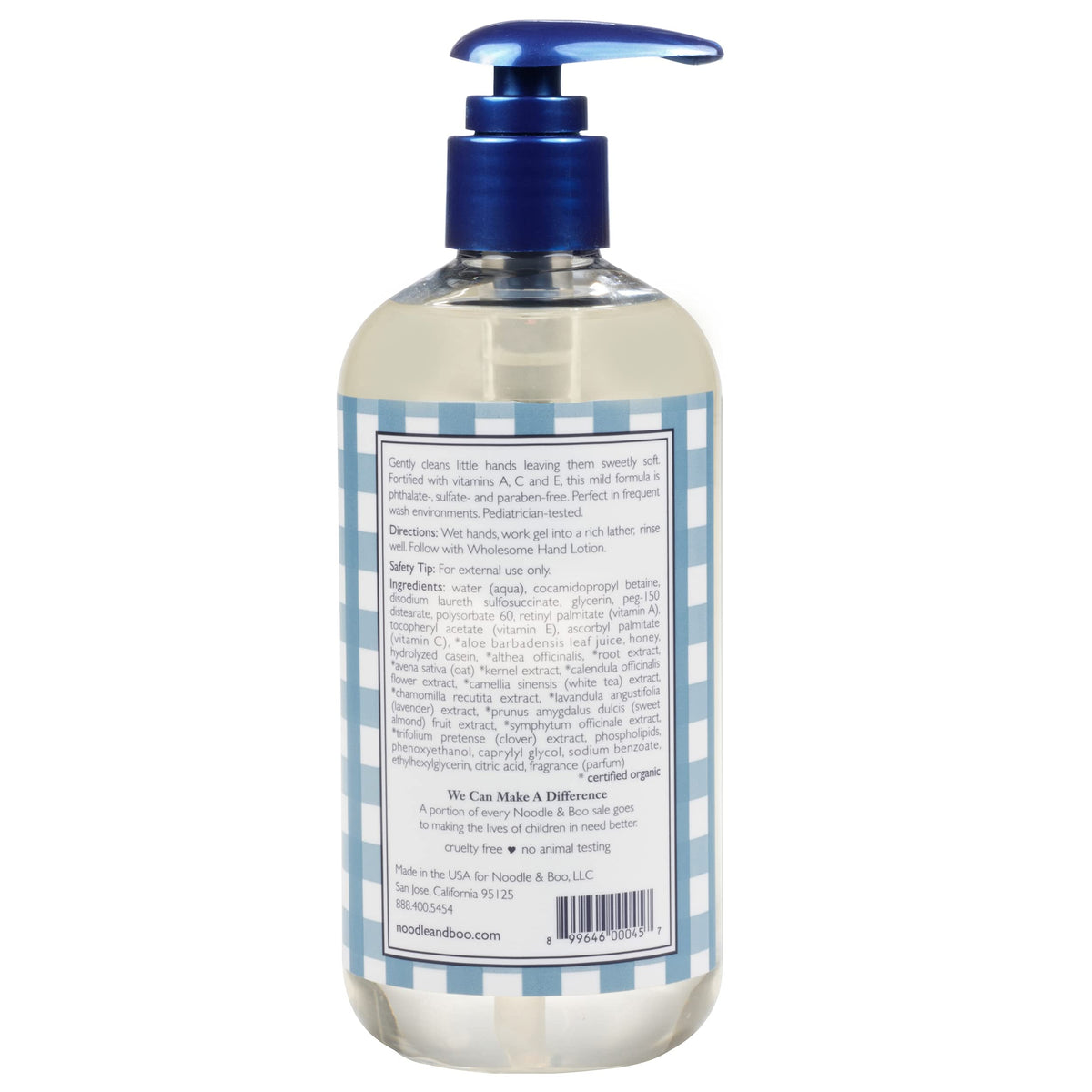 Light Gray Noodle & Boo Healthy Hand Wash, 12-Ounce Packages