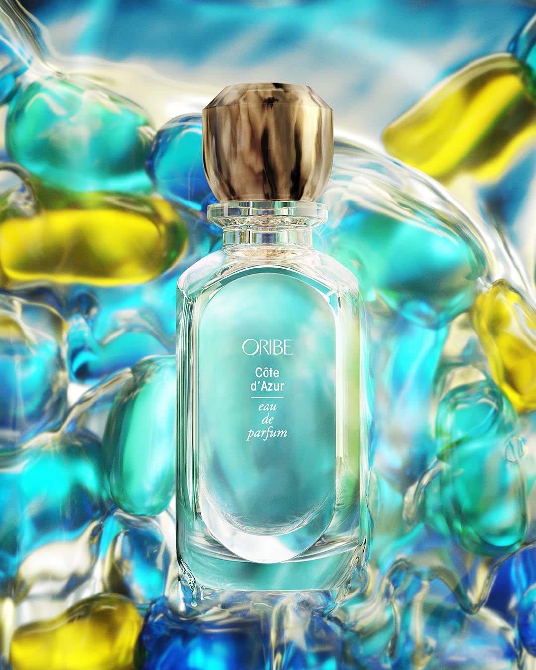 Medium Aquamarine ORIBE Cote d'Azur Eau de Parfum, 2.5 fl. oz.