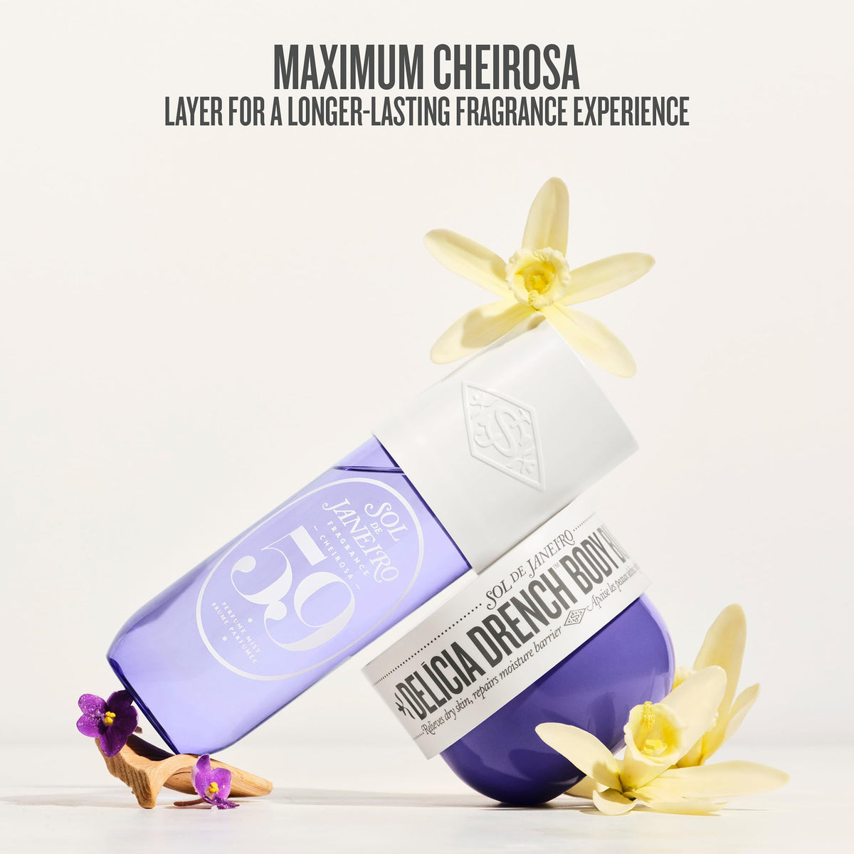 Misty Rose Sol de Janeiro Delicia Drench Body Butter Home and Away Duo
