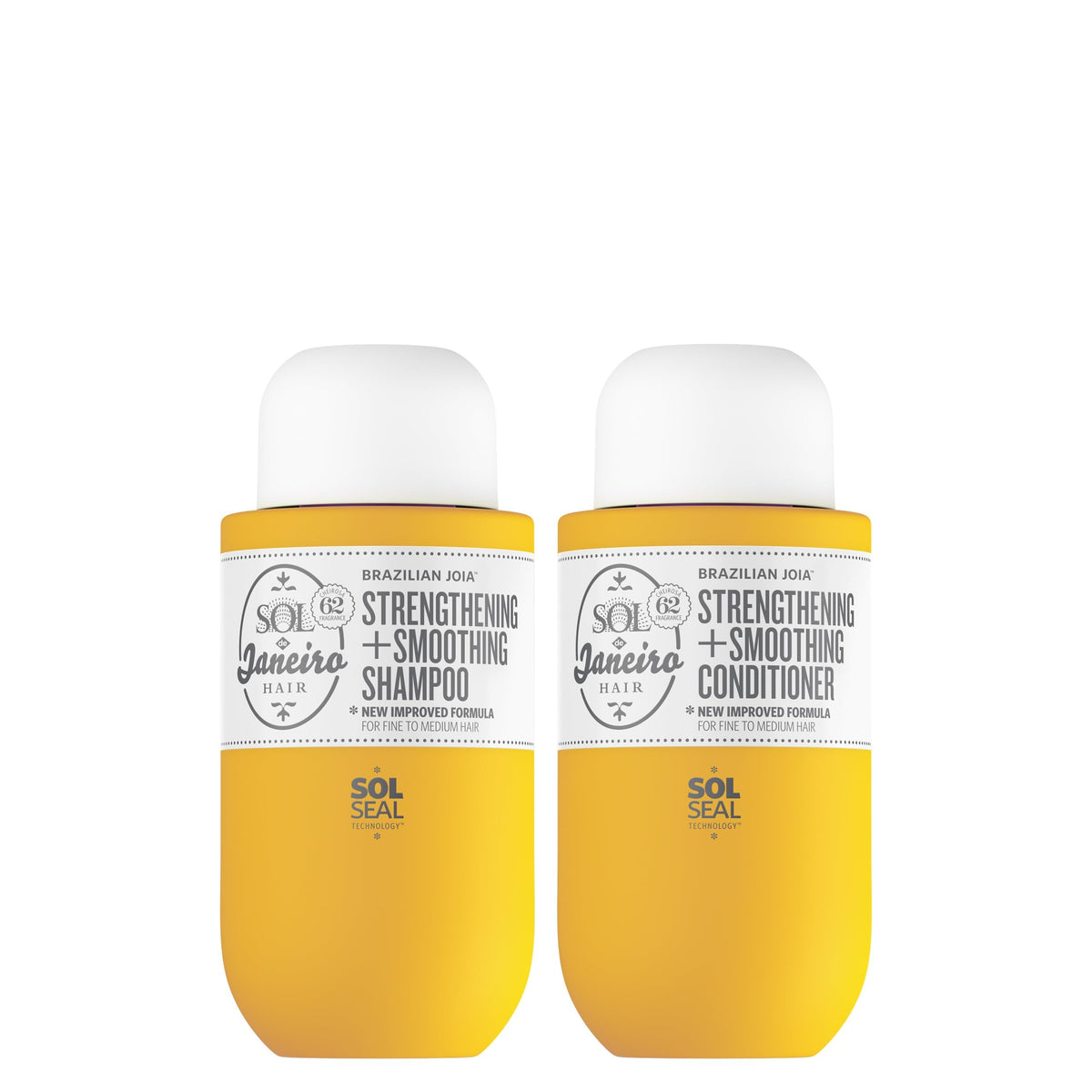 White Smoke Sol de Janeiro Brazilian Joia Damage Repairing Shampoo & Conditioner Set