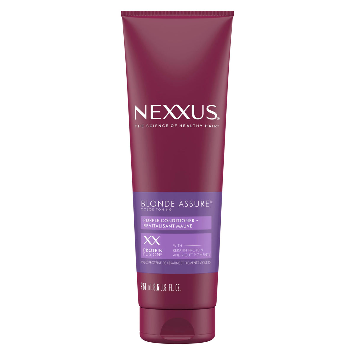 White Smoke Nexxus Blonde Assure Purple Conditioner 8.5 oz