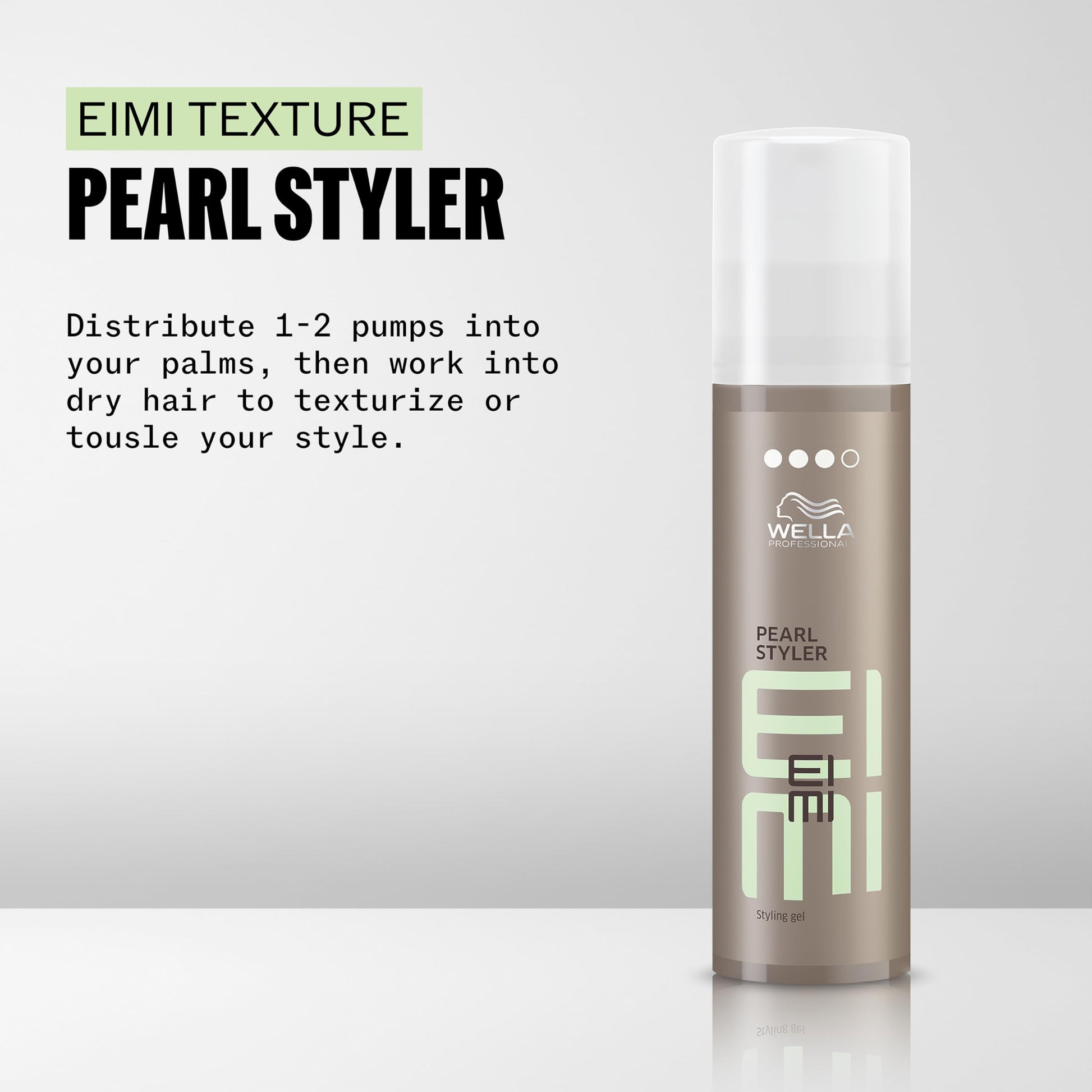 Lavender Wella Professionals EIMI Pearl Styler | Texture Styling Gel | Flexible Strong Hold | Adds Volume & Glossy Shine | UV Protection | 3.59 Fl Oz
