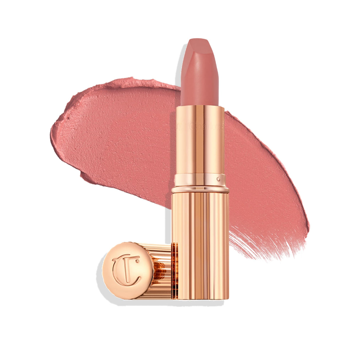 White Smoke Charlotte Tilbury Matte Revolution Lipstick - Long Lasting, Hydrating