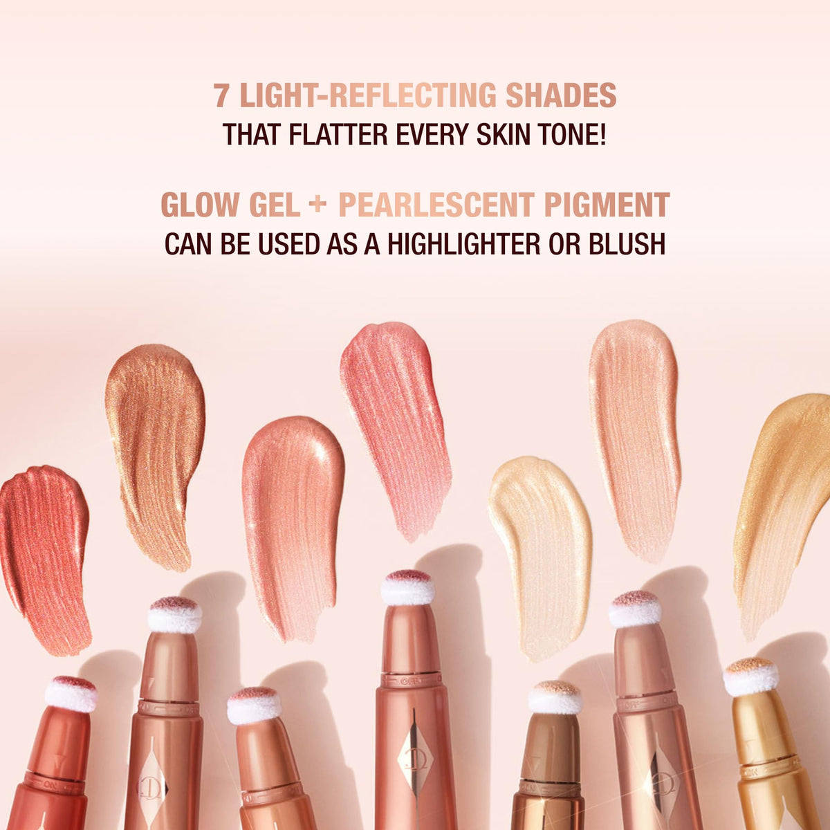 Misty Rose Charlotte Tilbury Beauty Light Wand - Liquid Highlighter Makeup