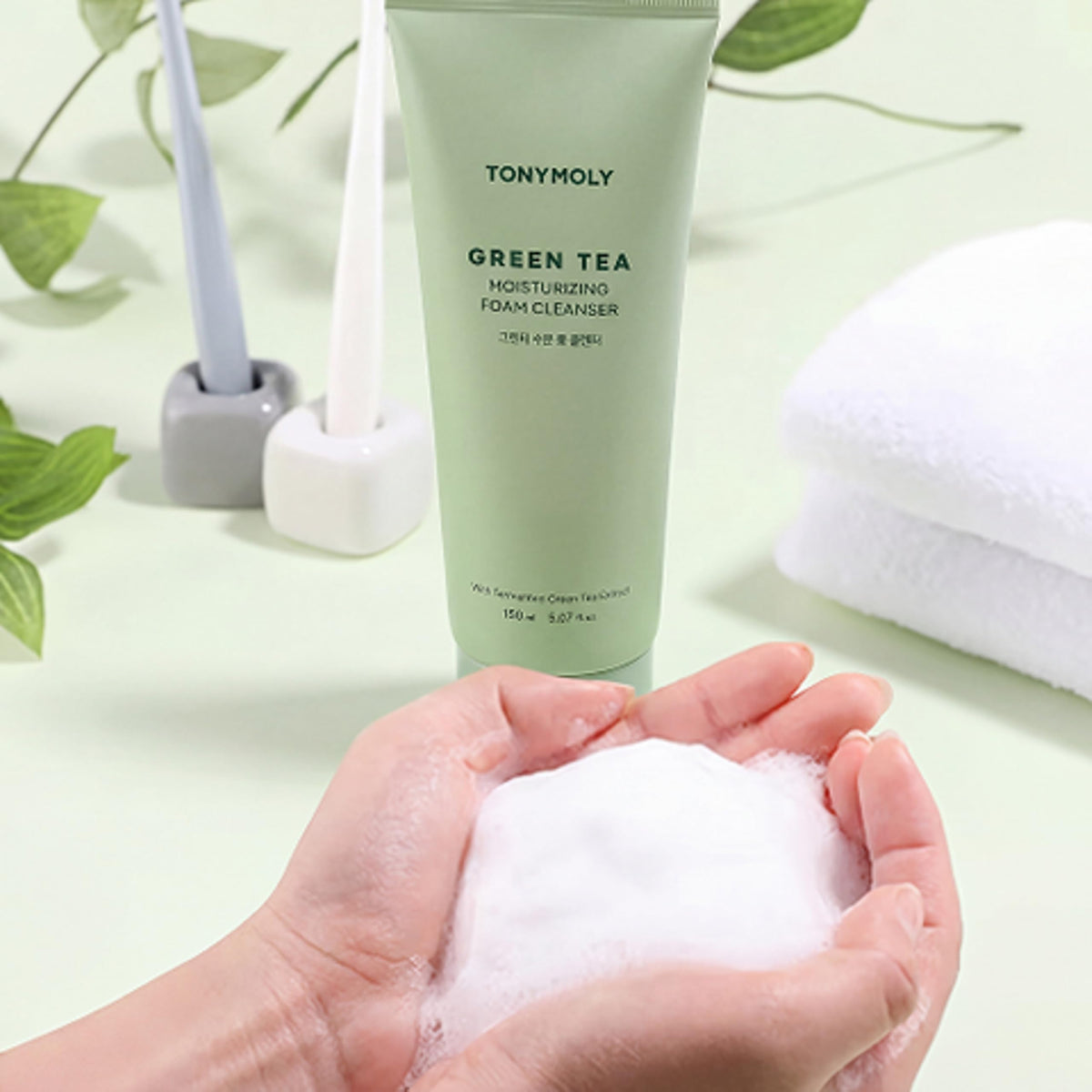 Honeydew TONYMOLY Chok Chok Green Tea Foaming Cleanser - Daily Antioxidant Face Wash