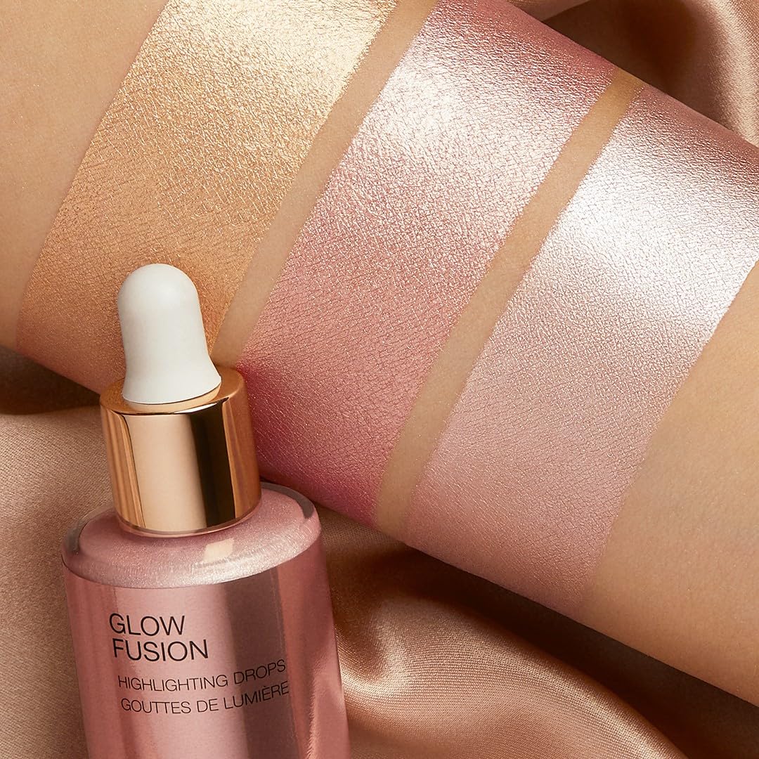 Rosy Brown KIKO Milano Glow Fusion Liquid Highlighting Drops, 01 Sunkissed Rose