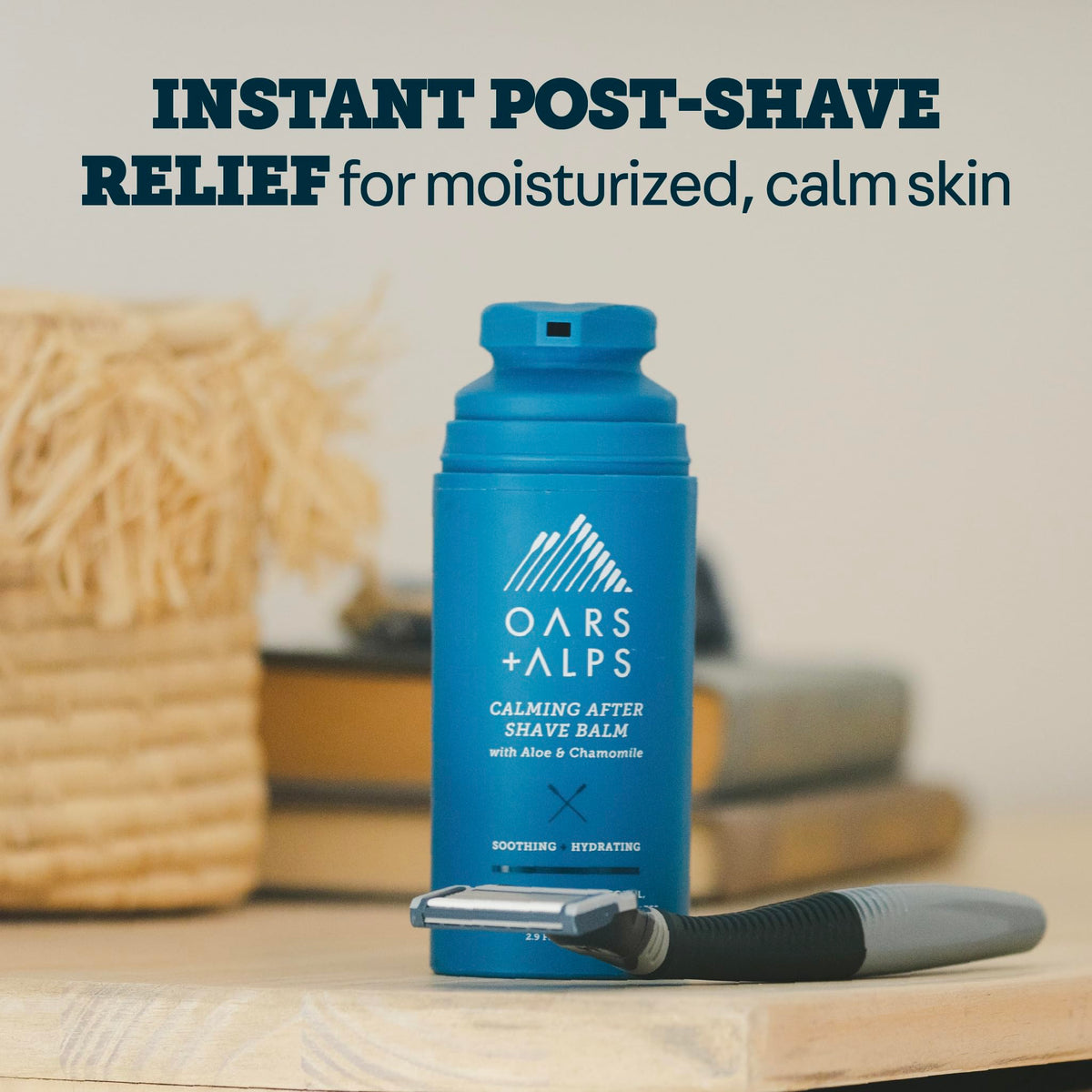 Gray Oars + Alps Calming After Shave Balm and Lotion for Men, 1pk, 2.9 Fl Oz