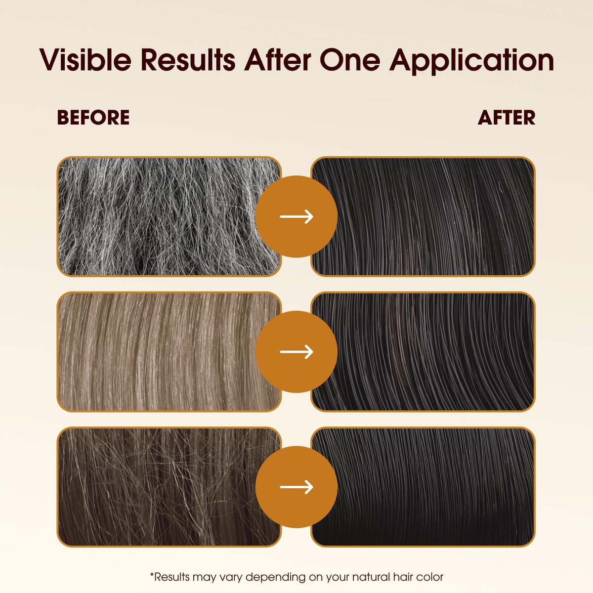 Antique White One 'n Only Permanent Hair Color & Dye, 4NN Rich Natural Medium Brown, 3 oz