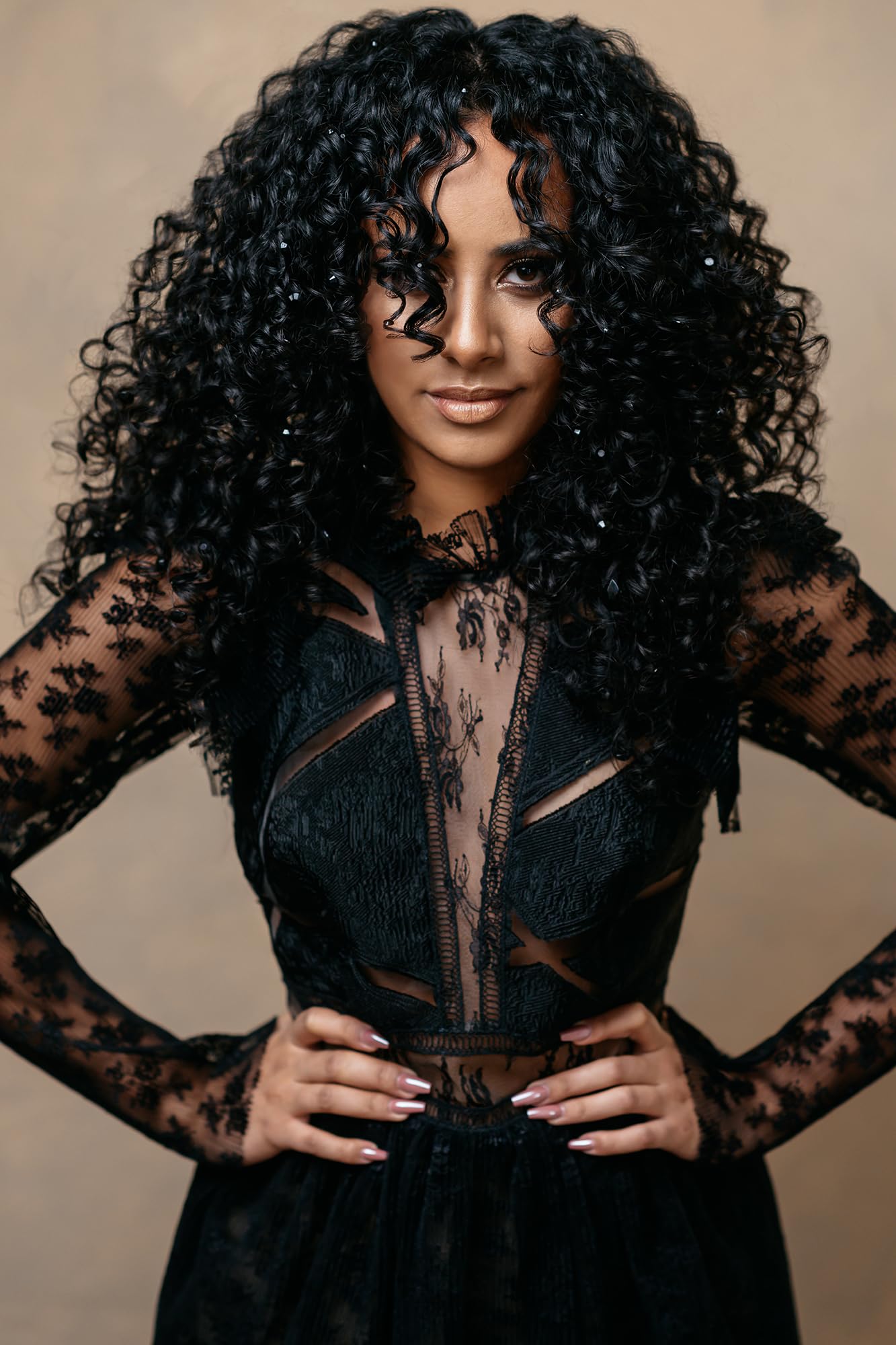 Black Redavid Orchid Oil Curl Defining Creme with Coconut Oil and Meadowfoam Flower for Curly Hair - Ultra Nourishing Texture Enhancer - Clinically Strengthens, Adds Protein & Hydrates Hair.