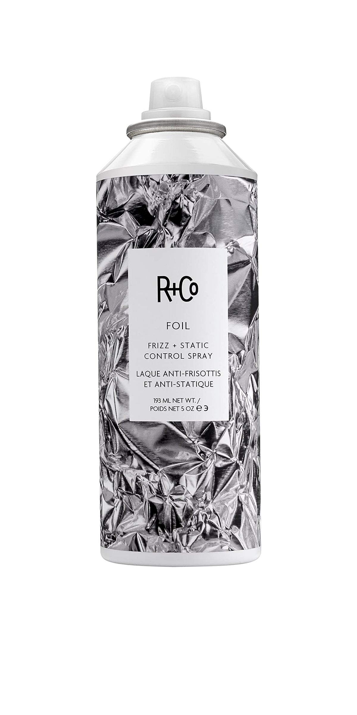 White Smoke R+Co FOIL Frizz & Static Control Spray, 5 Fl Oz