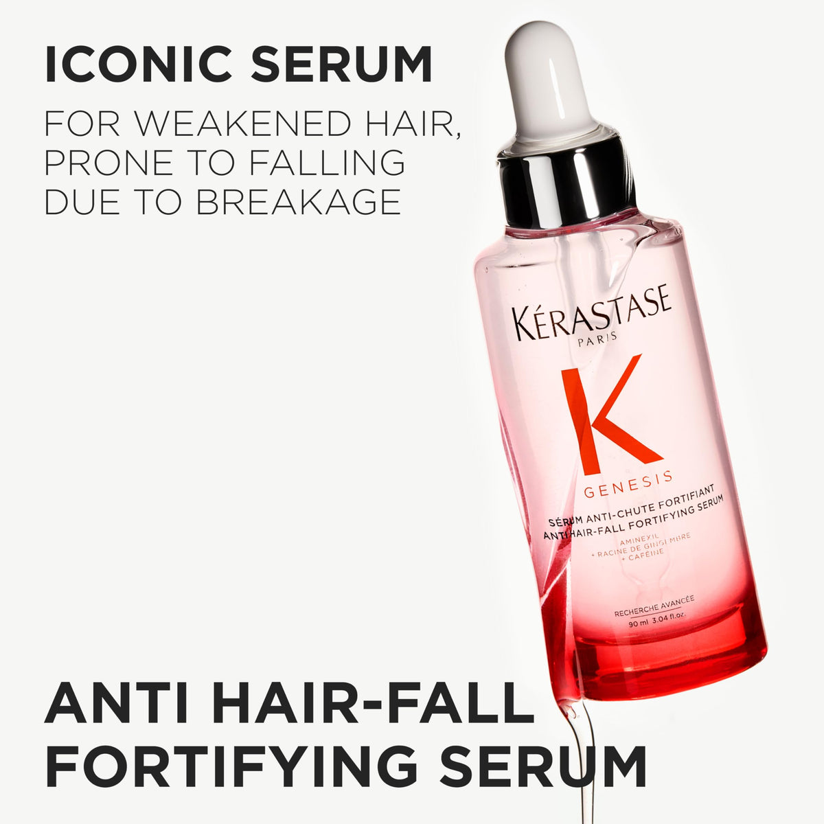 White Smoke Kerastase Genesis Hair Serum – Daily Strengthening Treatment