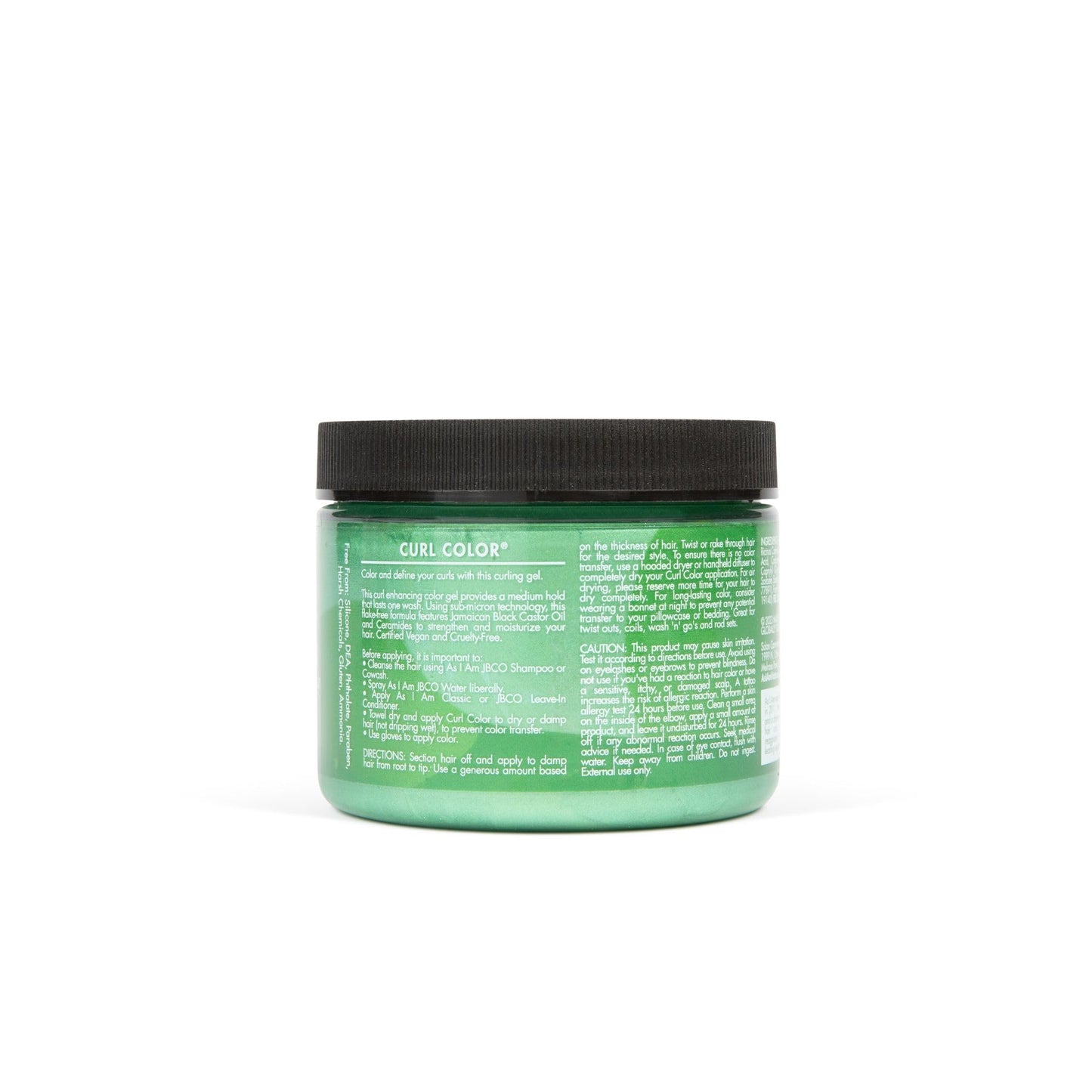 Gray As I Am Curl Color - Jade Green - 6 ounce - Color & Curling Gel - Temporary Color - Medium Hold - Vegan & Cruelty Free