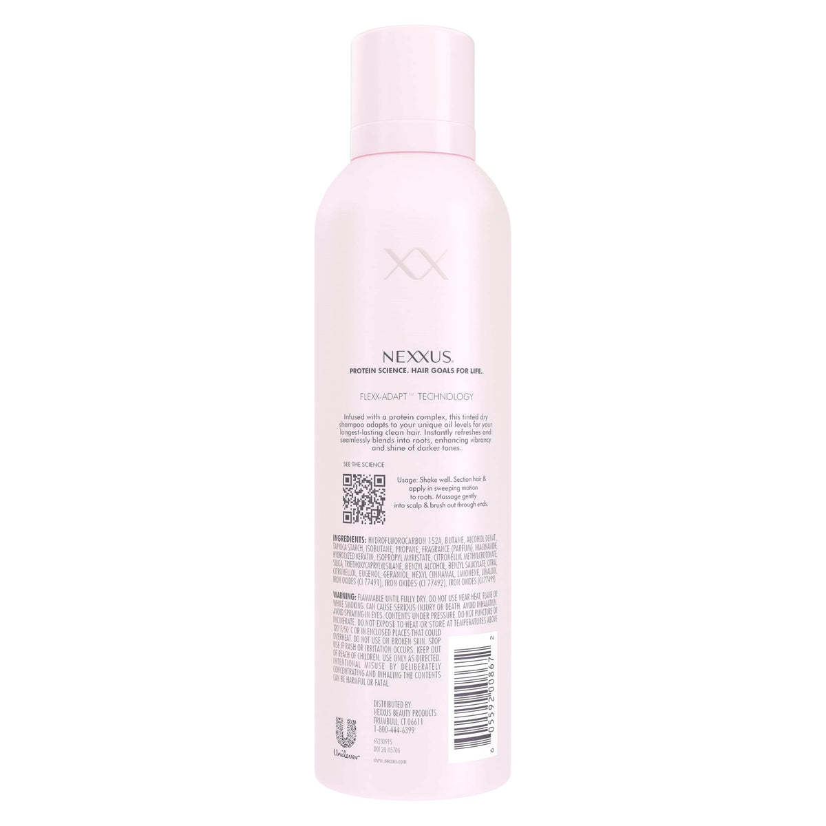 Lavender Blush Nexxus Styling Brunette Dark Tones Dry Shampoo, 5 oz