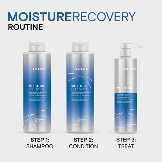 Lavender Joico Moisture Recovery Moisturizing Shampoo & Conditioner | For Thick, Coarse, Dry Hair | Restore Moisture, Smoothness, Strength, & Elasticity | Reduce Breakage | With Jojoba Oil & Shea Butter
