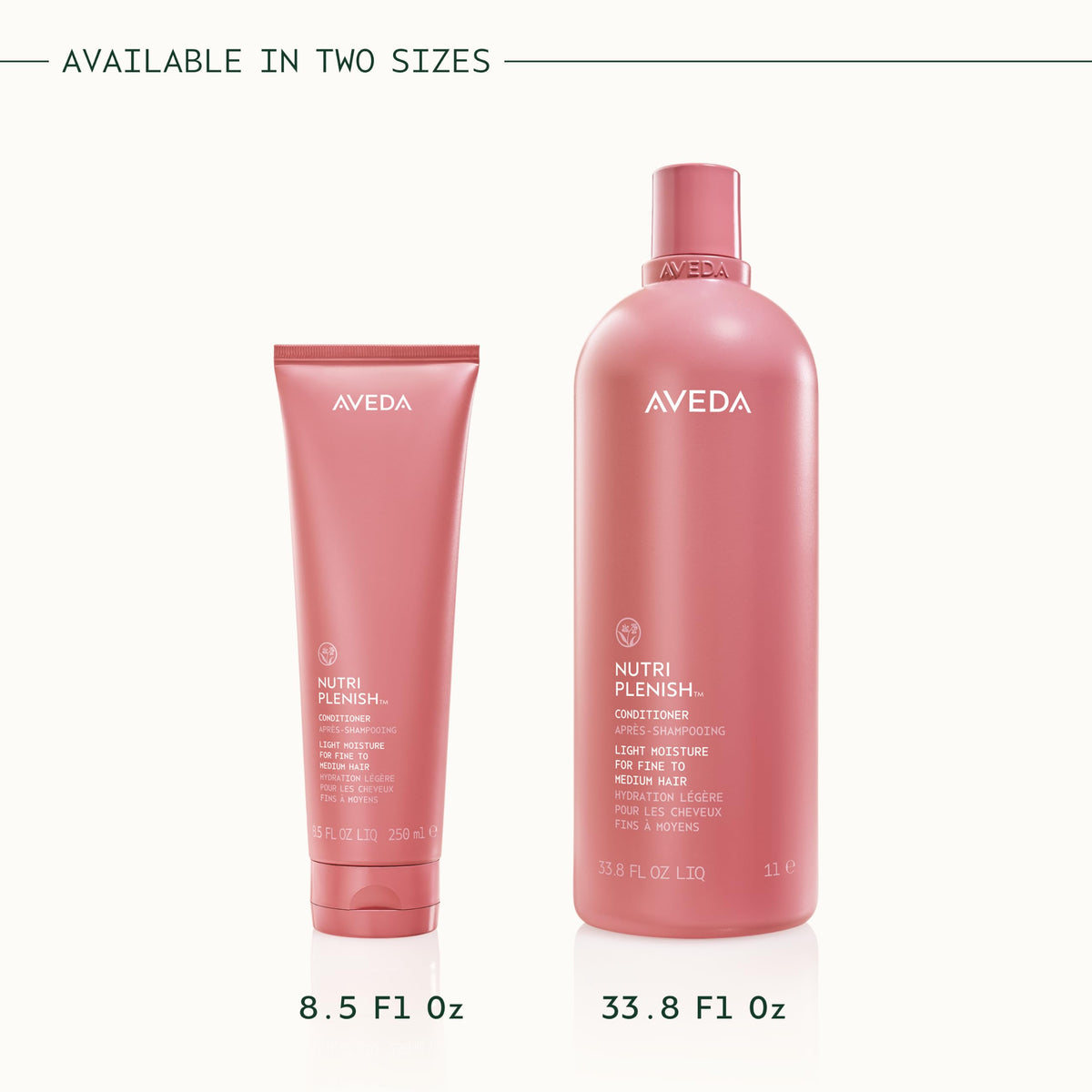 White Smoke AVEDA Nutriplenish Conditioner Light Moisture | Hydrating Conditioner for Fine to Medium Dry Hair | Organic Pomegranate Oil, Coconut Oil, Mango Butter | 96% Naturally Derived*, 33.8 Fl Oz