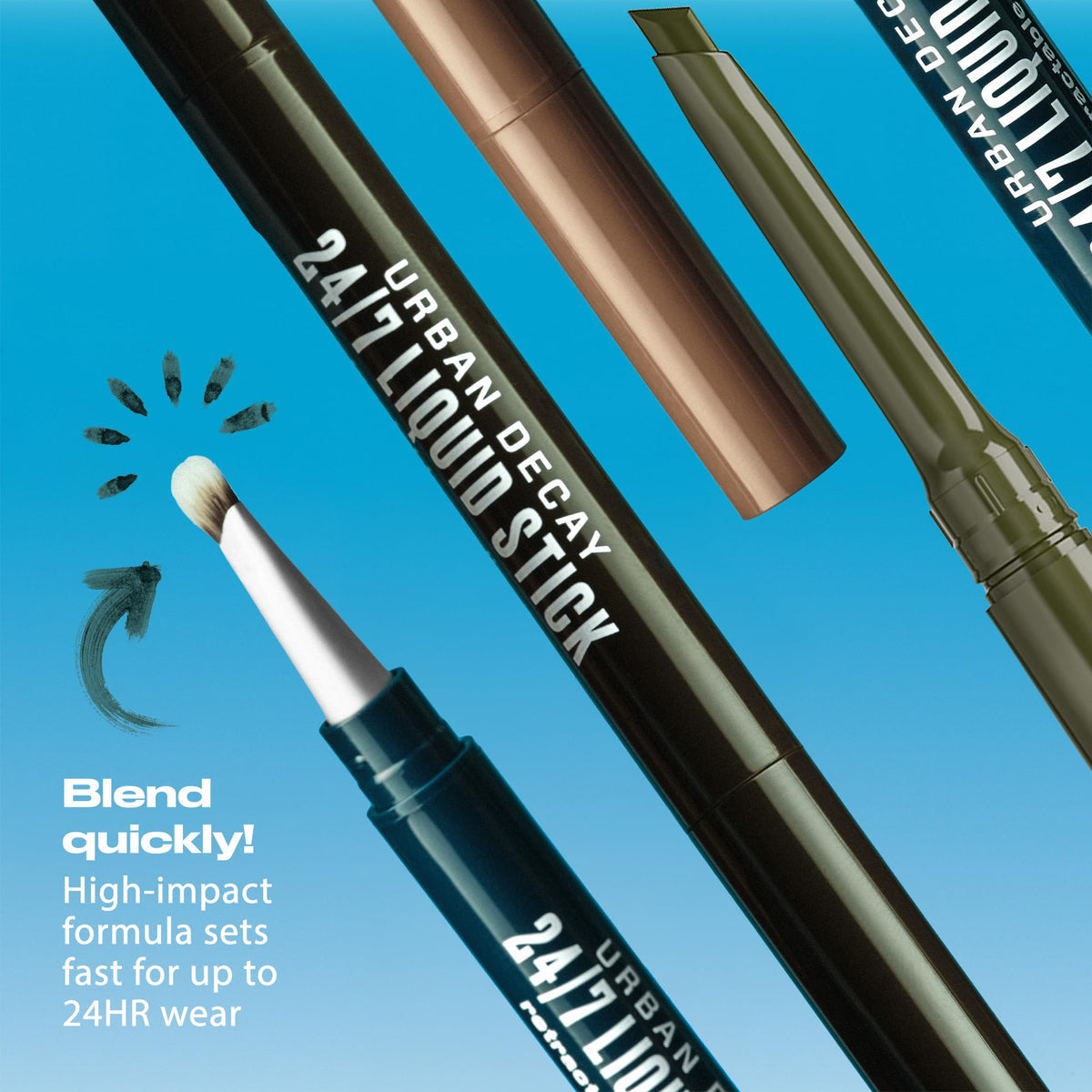 Sky Blue URBAN DECAY 24/7 Liquid Stick Eyeliner - Duochrome Copper (Solar Flick)