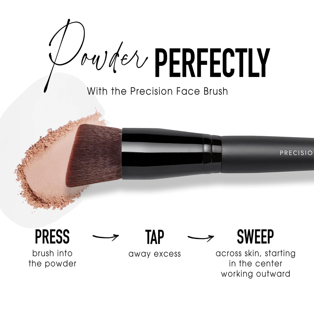 White Smoke bareMinerals Original Pressed Powder Foundation, 0.3 oz