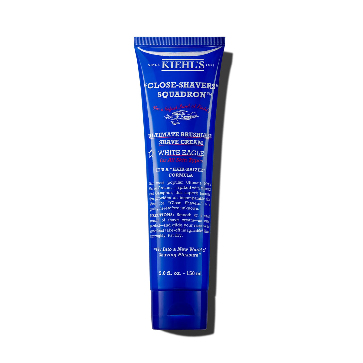 White Smoke Kiehl's - Ultimate Brushless Shave Cream White Eagle for All Skin Types
