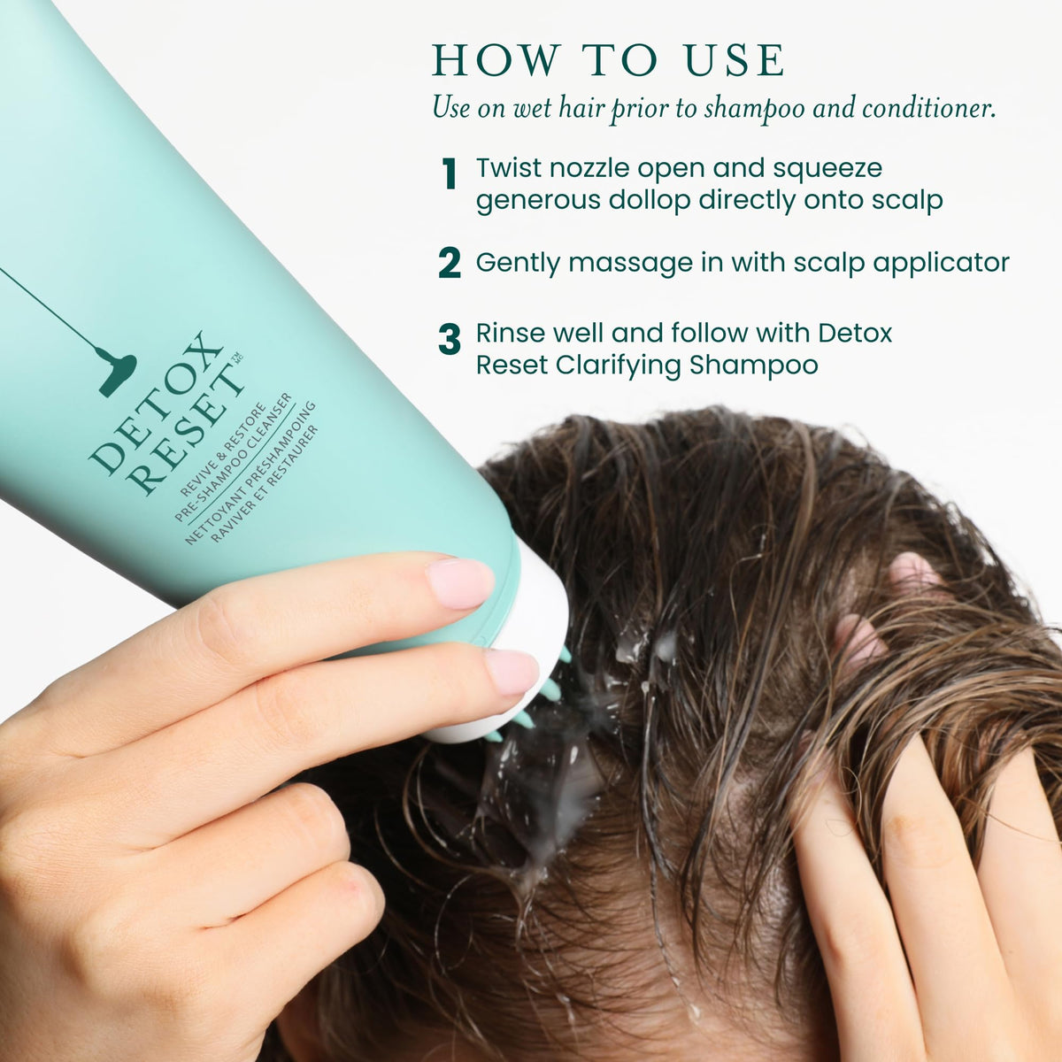 White Smoke Drybar Detox Reset Revive & Restore Pre-Shampoo Cleanser, 6 oz