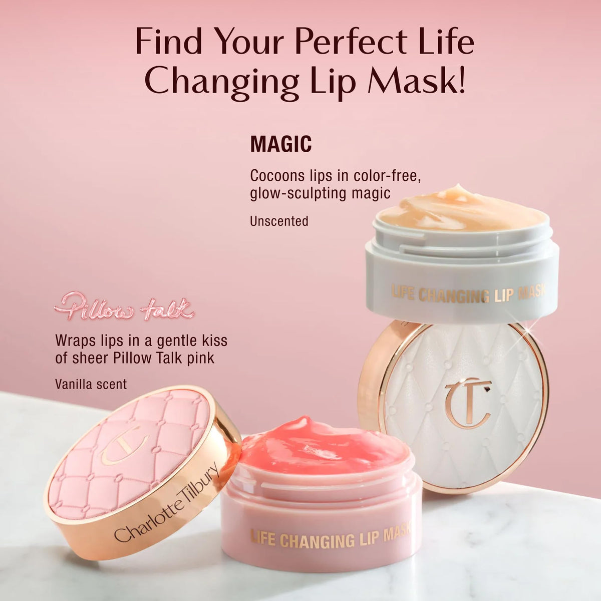 Thistle Charlotte Tilbury Life Changing Lip Mask - Multi-Purpose Plumping Mask to Smooth, Hydrate & Soften Dry Lips - Fragrance-Free with a Clear, Glassy Finish