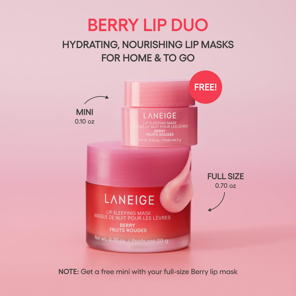 Thistle LANEIGE Berry Sweet Lip Trio Set