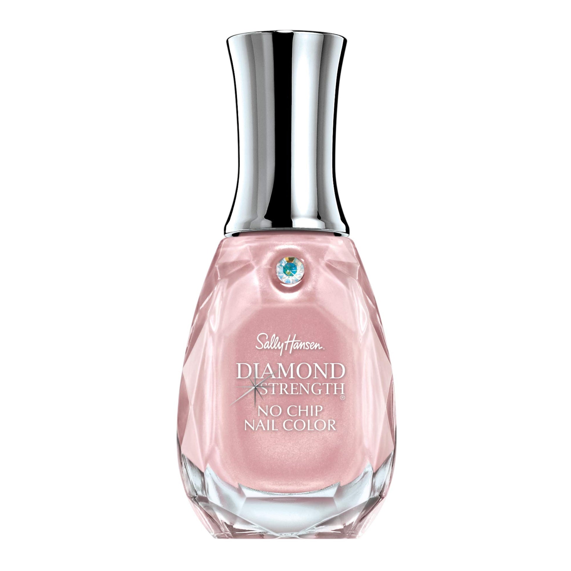 White Smoke Sally Hansen Diamond Strength, Champagne Toast, Nail Growth, Protective Layer, Sheer, Shimmery Pink Nail Polish