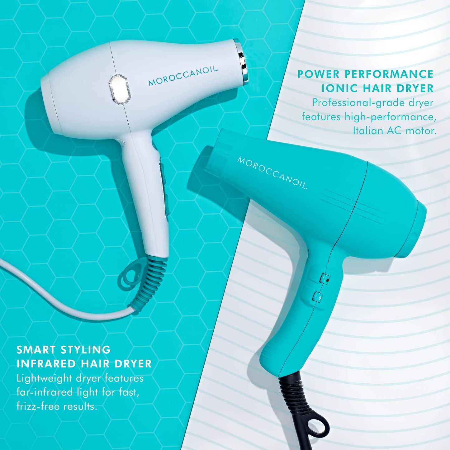 Dark Turquoise Moroccanoil Smart Styling Infrared Hair Dryer