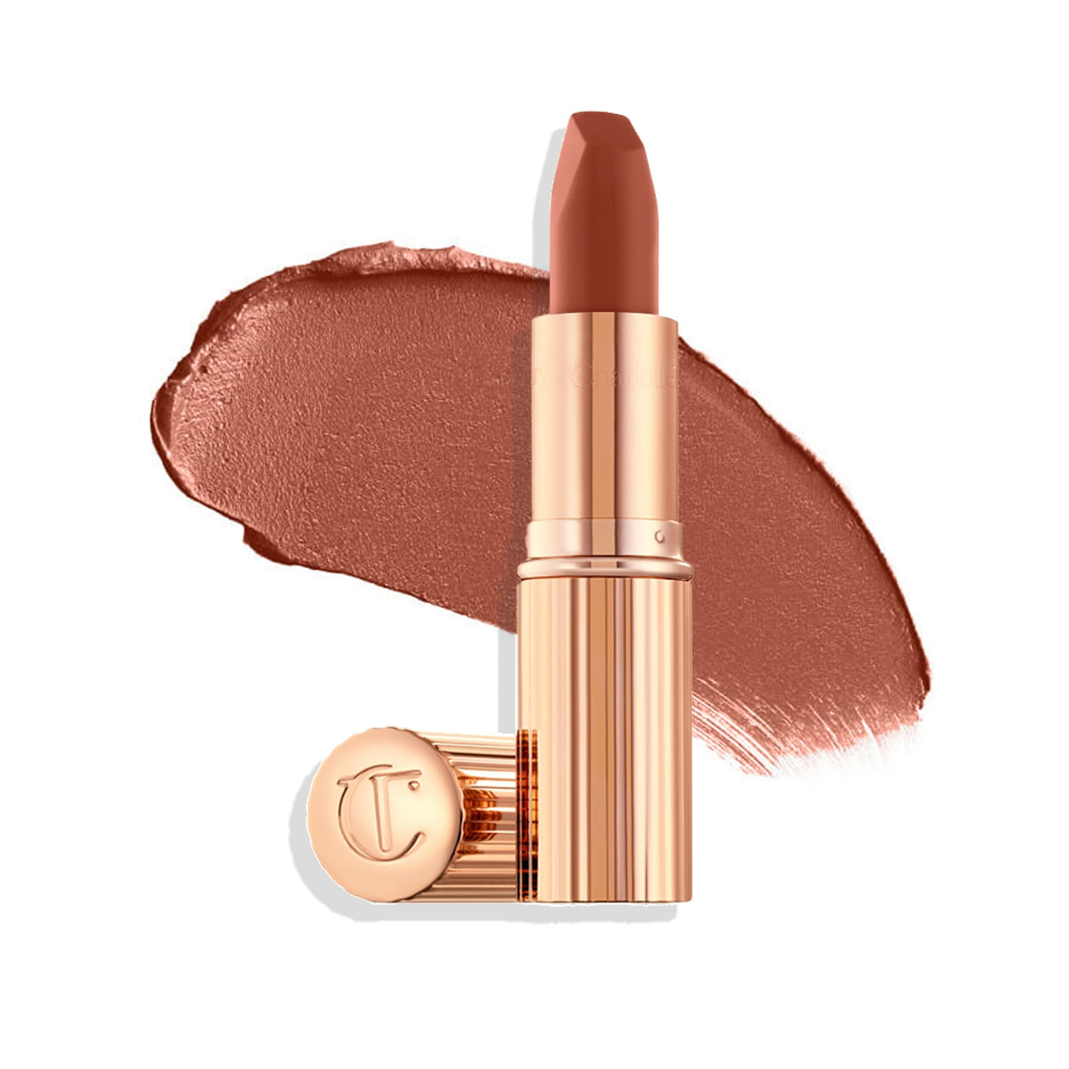 White Smoke Charlotte Tilbury Matte Revolution Lipstick - Long Lasting, Hydrating