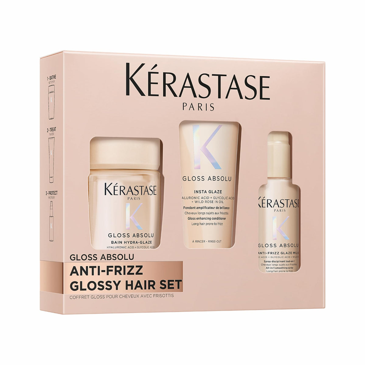 Wheat Kerastase Gloss Absolu Trial Kit – For Anti-Frizz & High Shine