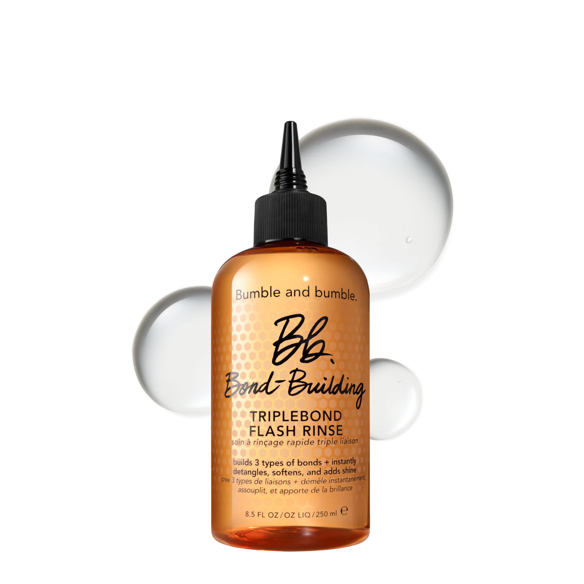White Smoke Bumble and bumble. Bond-Building TripleBond Flash Rinse For Damaged Hair | Strengthens and Adds 2x Shine | For Damaged Fine to Medium Curly, Wavy, Straight Hair Types
