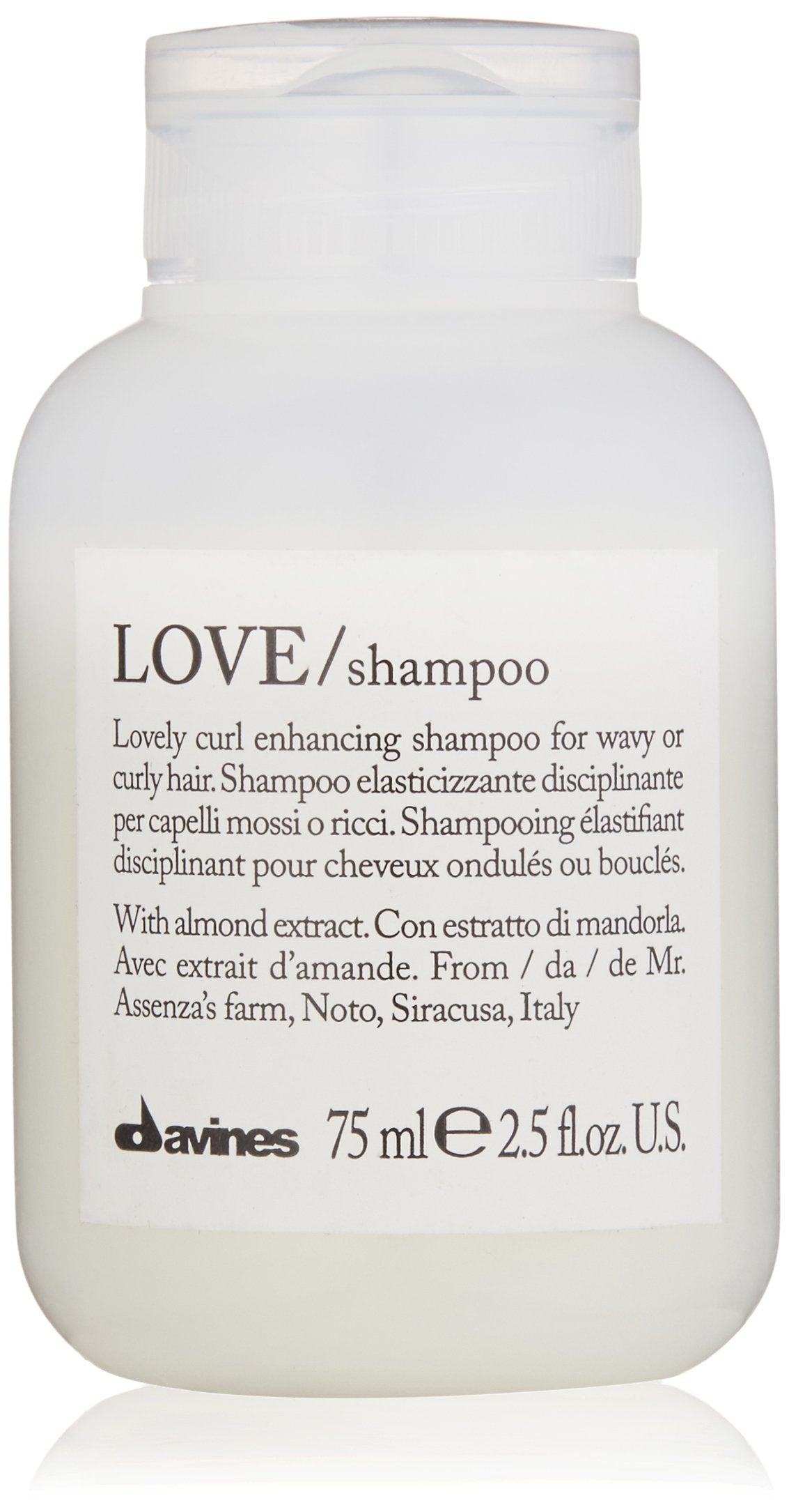 Lavender Davines Love Curl Enhancing Shampoo