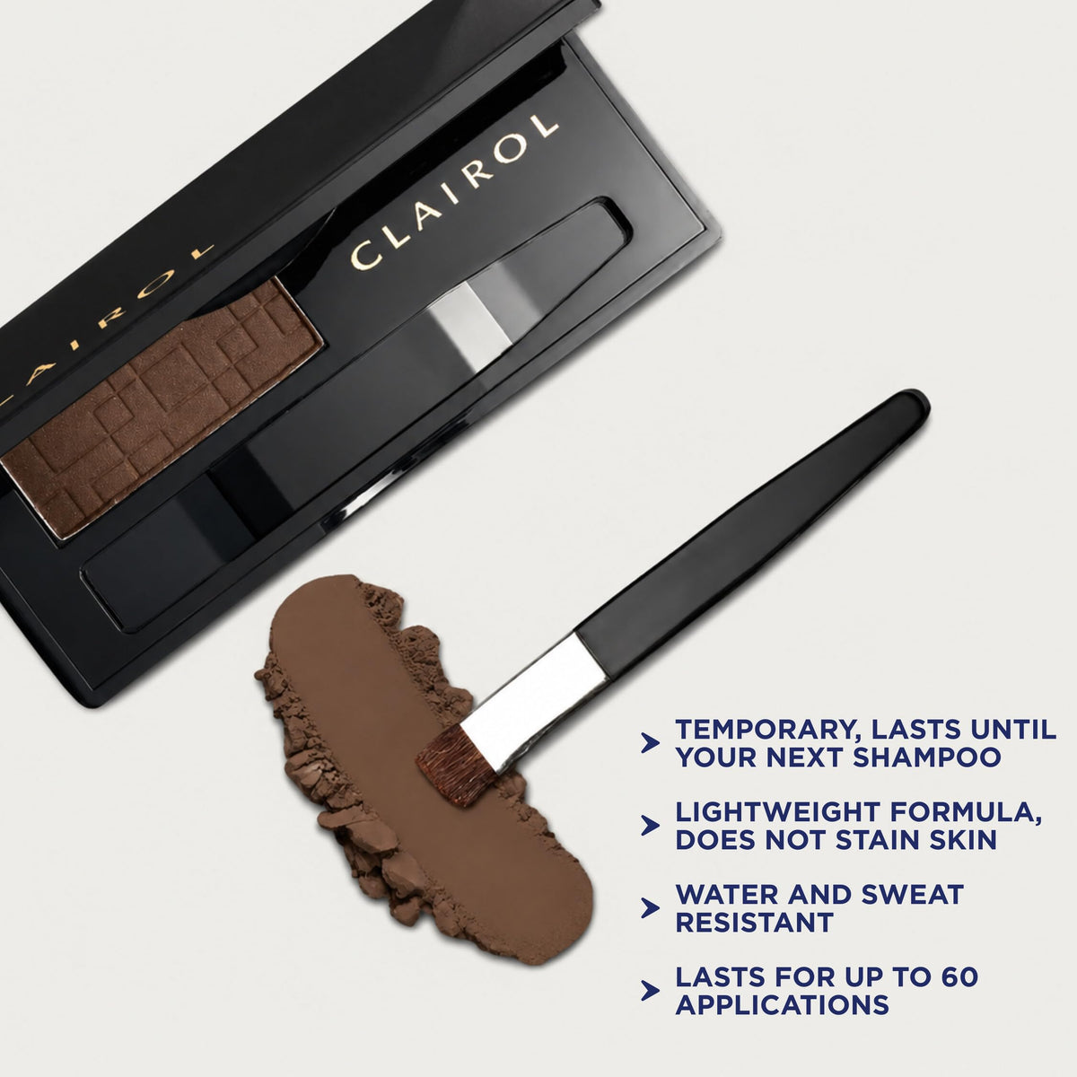 Lavender Clairol Root Touch-Up Temporary Concealing Powder, Medium Brown, Pack of 1