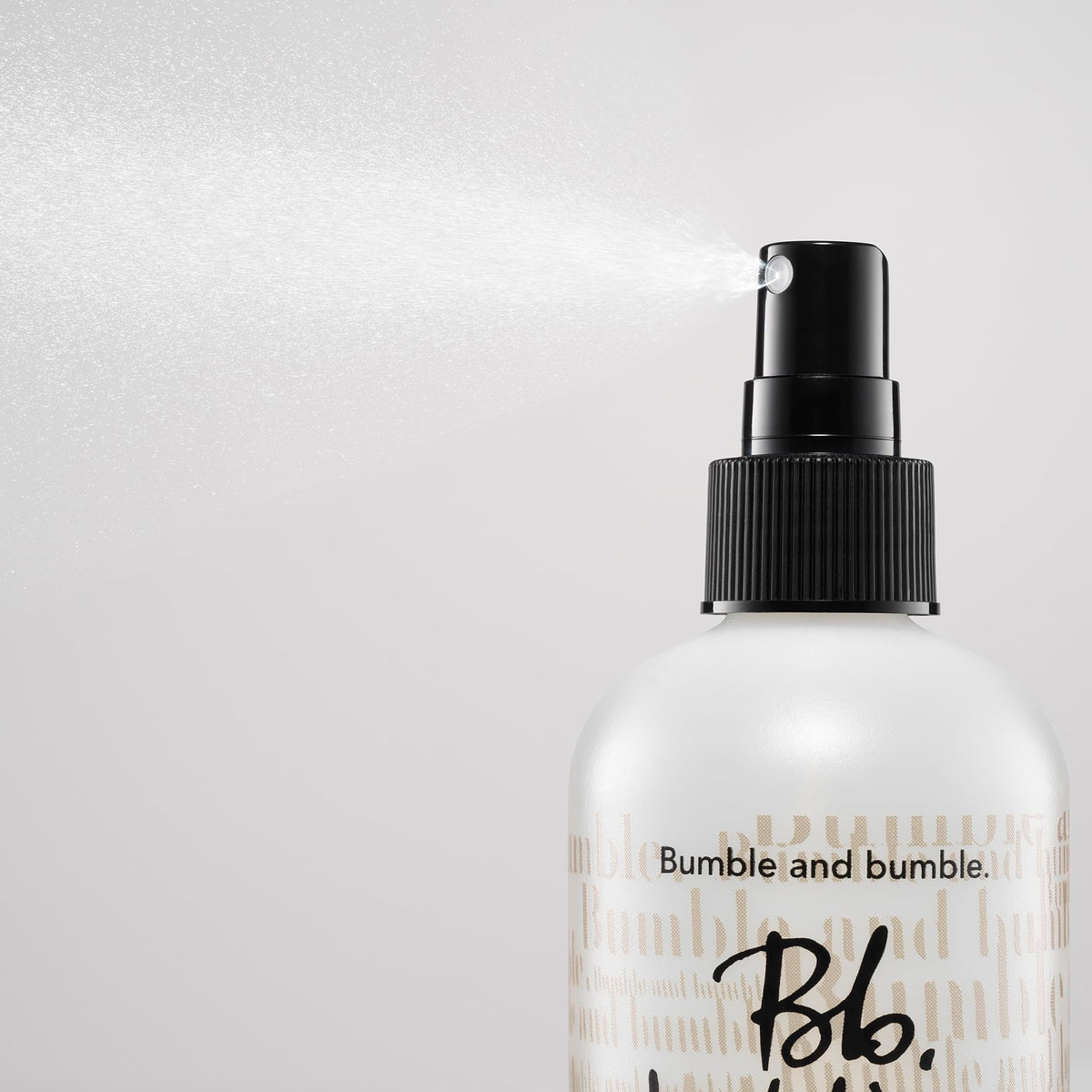 Light Gray Bumble and bumble. Non-Aerosol Holding Hair Spray | For Firm Control | For All Curly, Wavy, Straight Hair Types, 8.5 Fl Oz