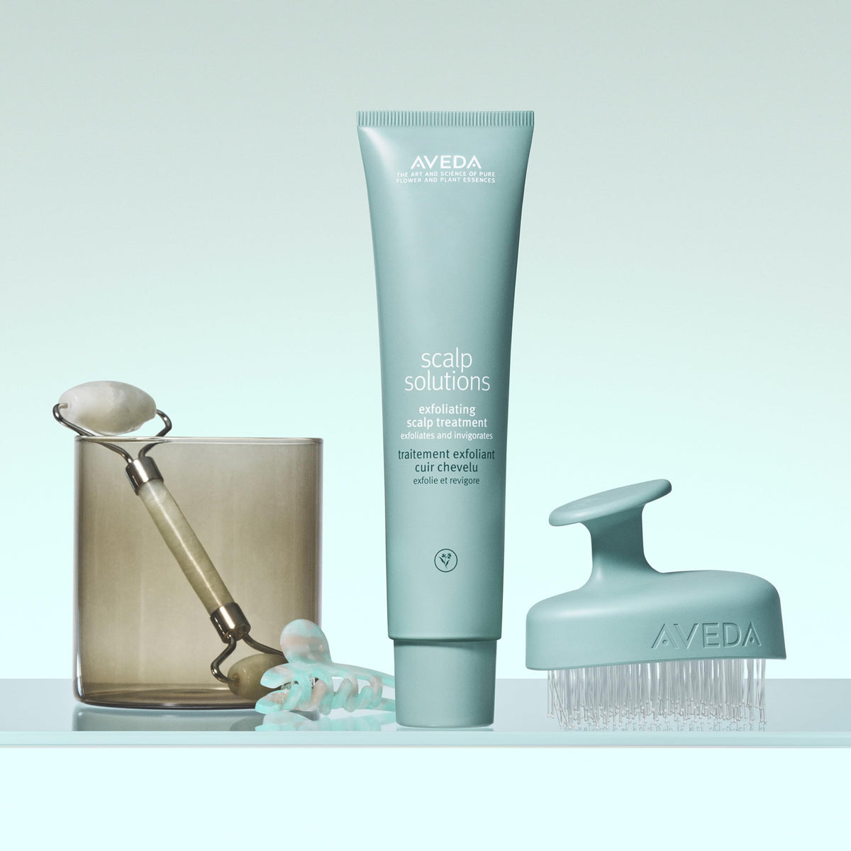 Alice Blue Aveda Scalp Solutions Stimulating Scalp Massager | Exfoliates, Stimulates Scalp Micro-Circulation | for All Hair Types