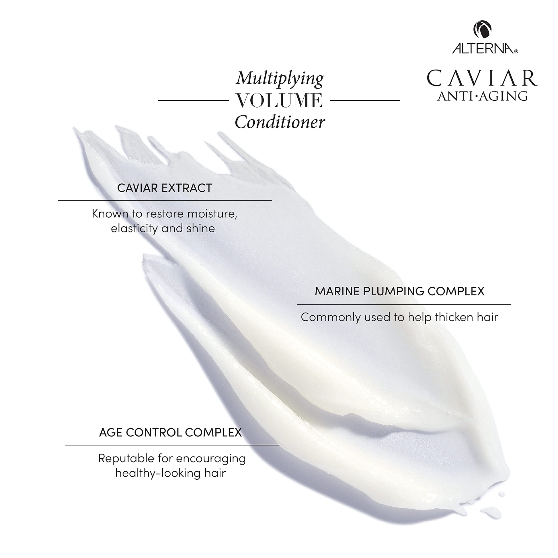 White Smoke Alterna Haircare Caviar Anti-Aging Multiplying Volume Shampoo and Conditioner Set