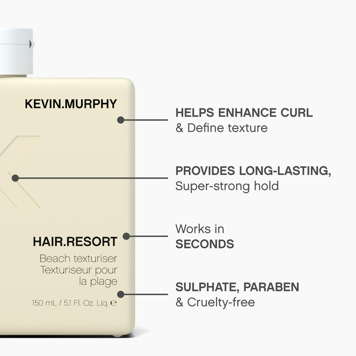 White Smoke KEVIN MURPHY Hair Resort 5.1oz