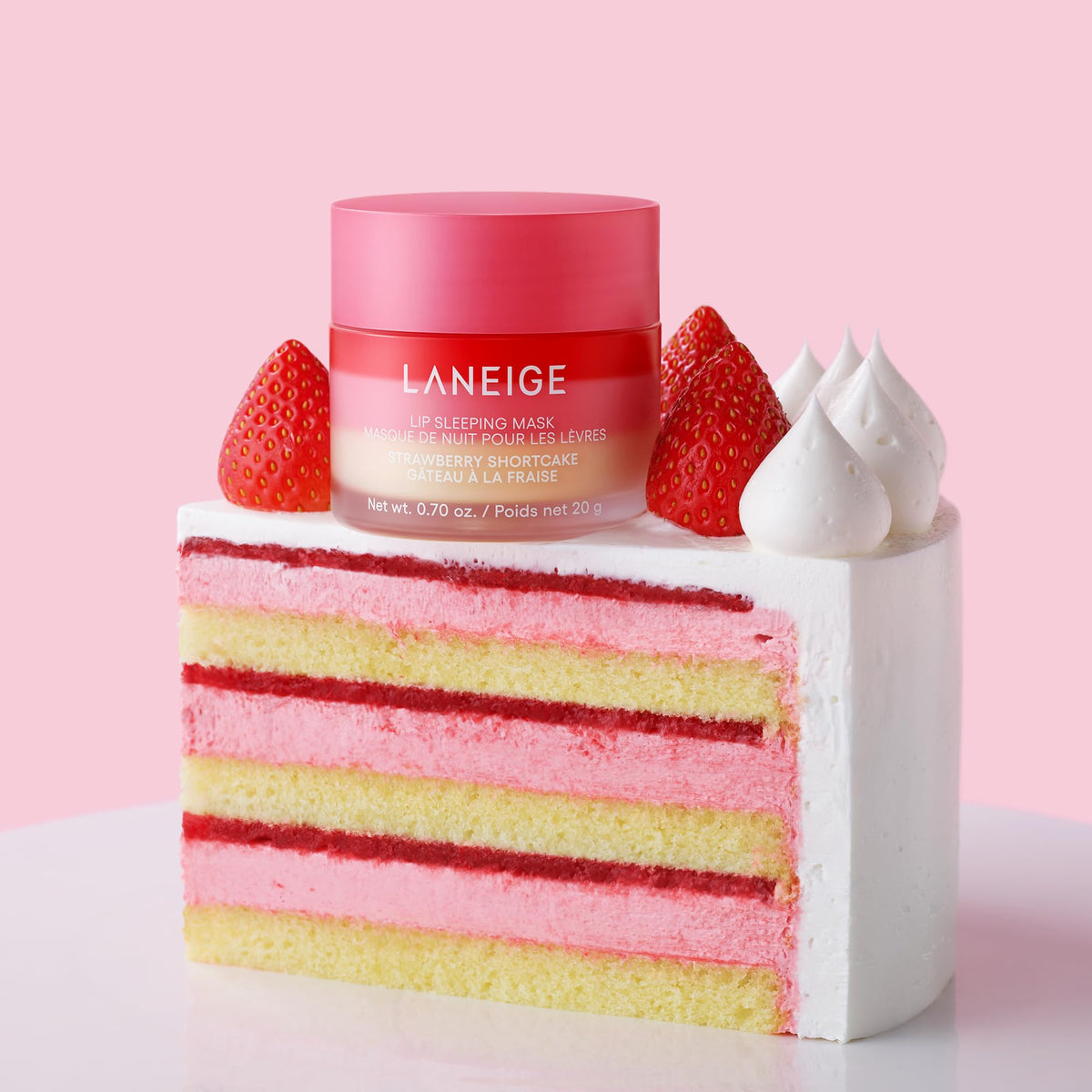 Pink LANEIGE Berry Sweet Lip Trio Set