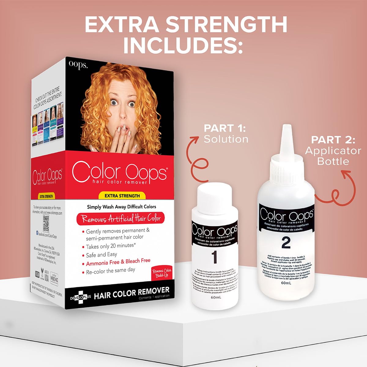 Lavender Color Oops Extra Strength Hair Color Remover, 1 Application