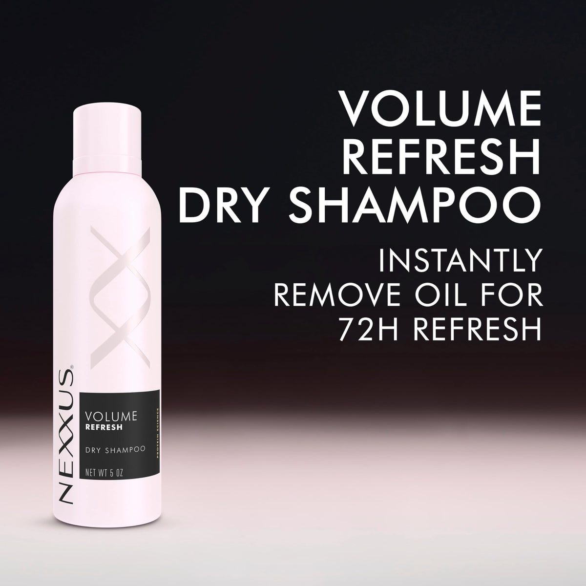 Black Nexxus Volume Refresh Dry Shampoo 5 oz