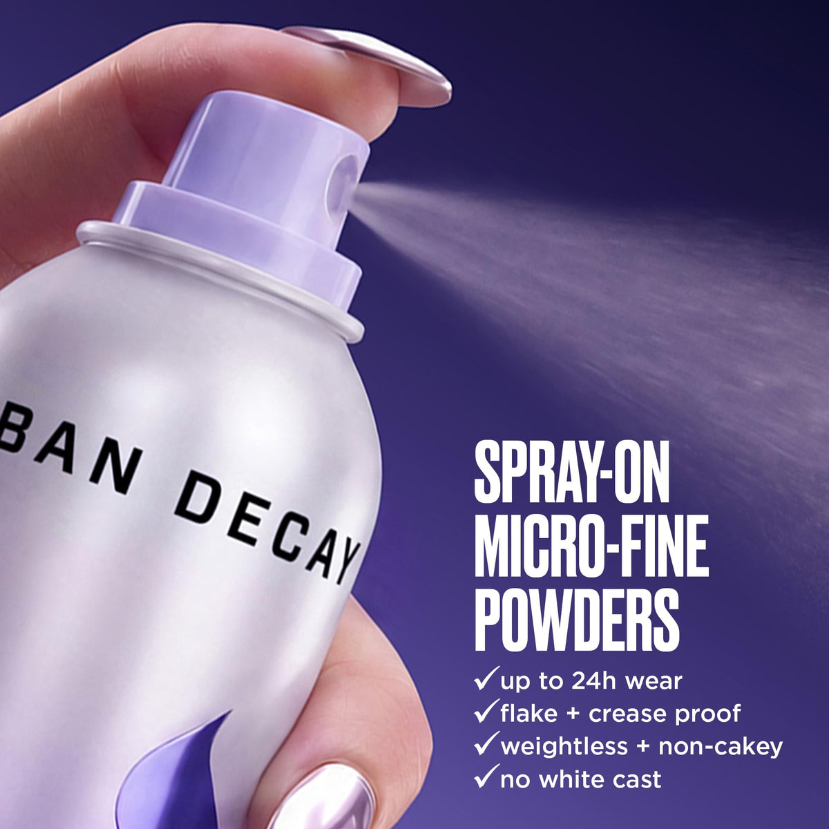 Midnight Blue Urban Decay All Nighter Ghosting Setting Spray - Deep Tint (1.4 fl oz)