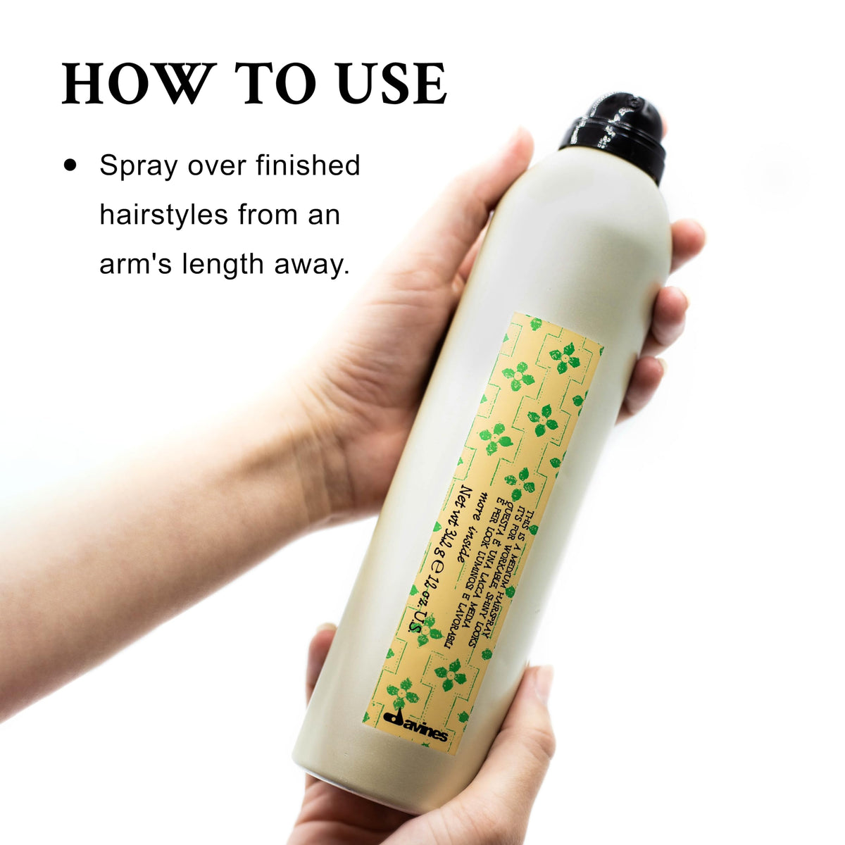 White Smoke Davines This Is A Medium Hair Spray