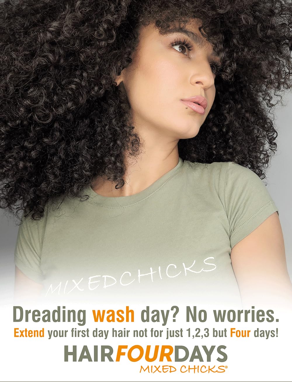 Black Mixed Chicks Hair Four Days Hair Volumizer, 8 fl.oz.
