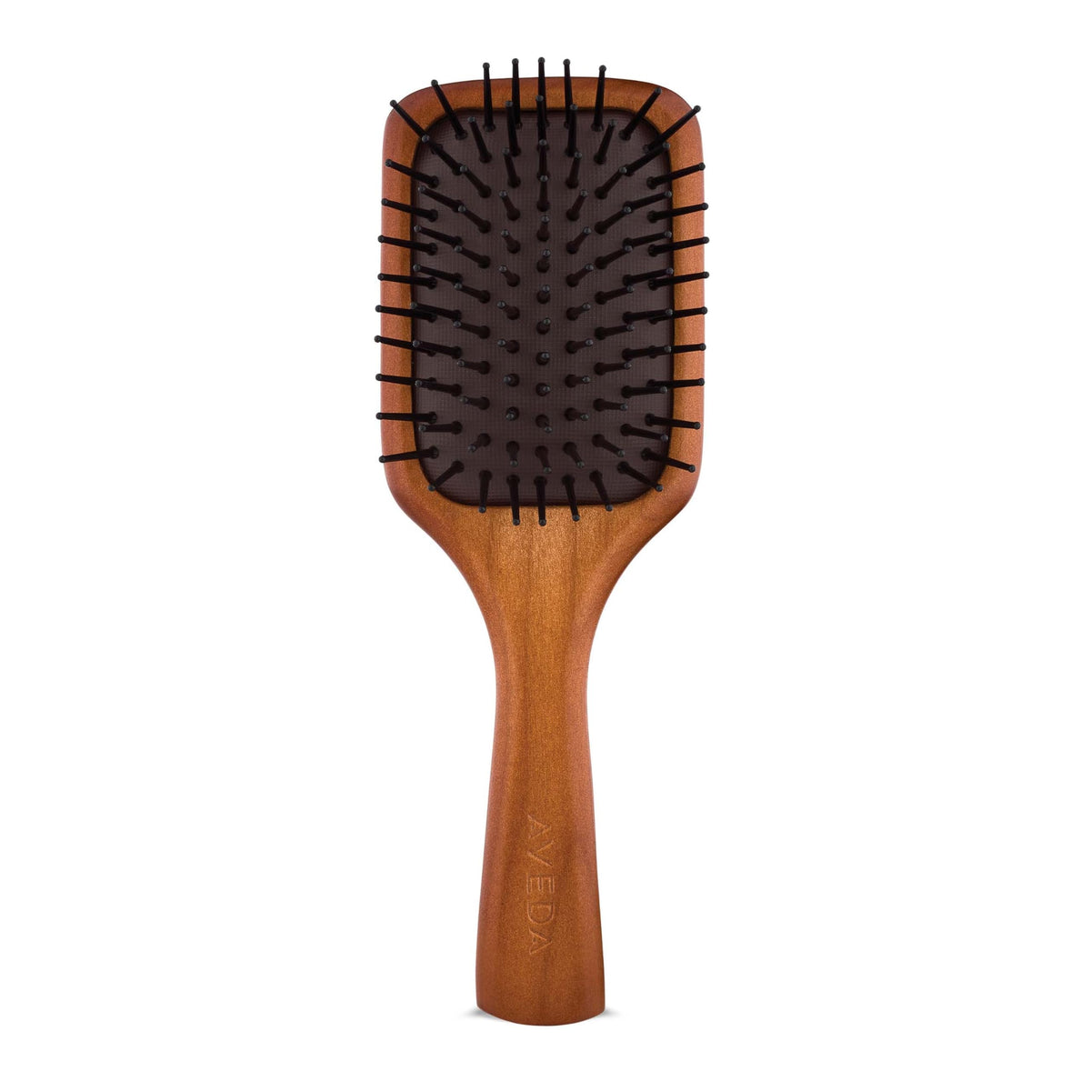 White Smoke Aveda Wooden Mini Paddle Brush | Travel Size | Detangling, Smoothing Brush | Straightening, Blow Drying | All Hair Types