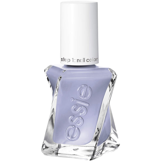 White Smoke essie Gel Couture 2-Step Longwear Nail Polish, Once Upon A Time, Gray Nail Polish, 0.46 fl. oz.