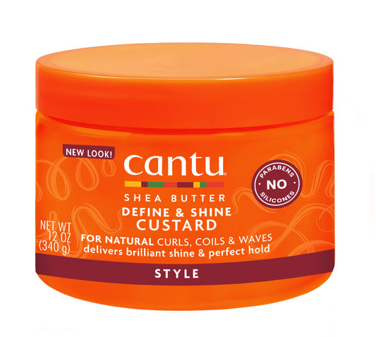Orange Red Cantu Define & Shine Custard 12 oz (Pack of 12)