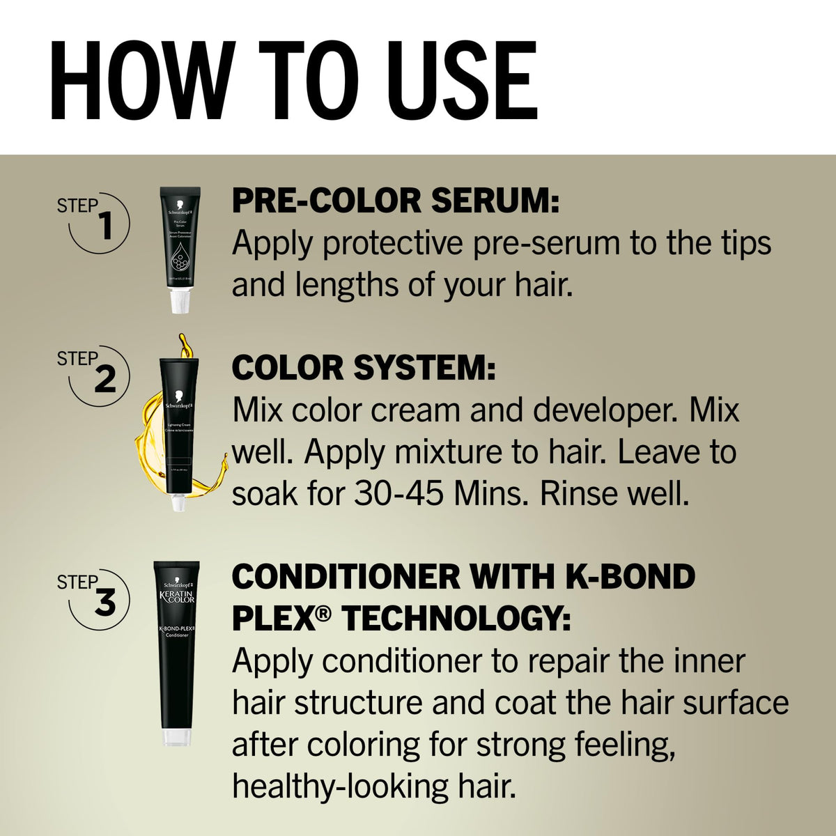 Dark Gray Schwarzkopf® Keratin Blonde 11.51 Warm Blonde Permanent Hair Dye