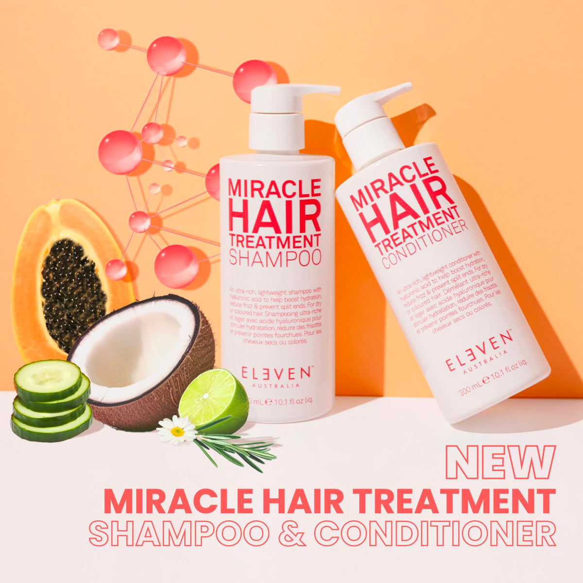 Misty Rose ELEVEN AUSTRALIA Miracle Hair Treatment Shampoo