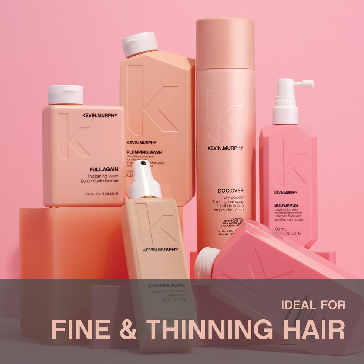 Light Pink Kevin Murphy Full Again Lotion, 5.09 Ounce
